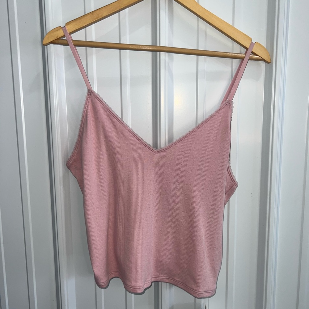 Lululemon Athletica Pink Sleeveless Crop Camisole